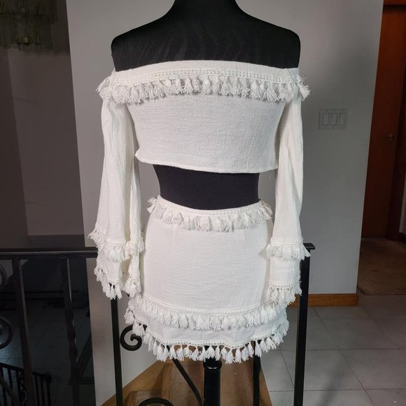 Skylar + Madison 2 piece tassel outfit - Picture 2 of 13